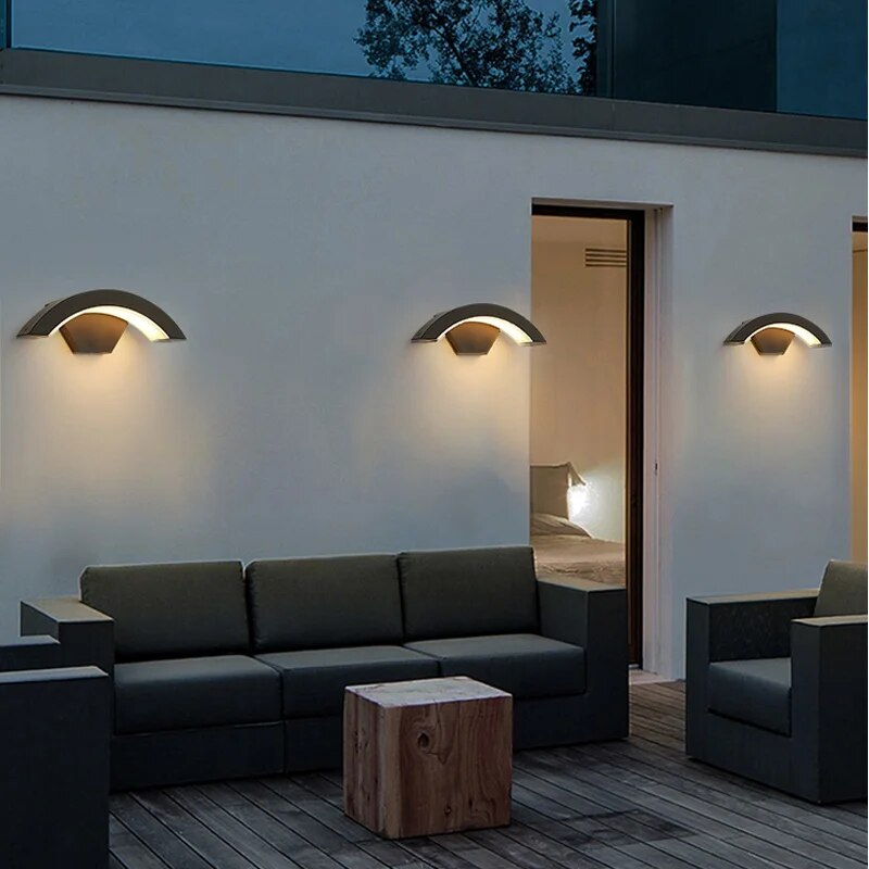 LichtBeeld - Lampada da parete impermeabile elegante