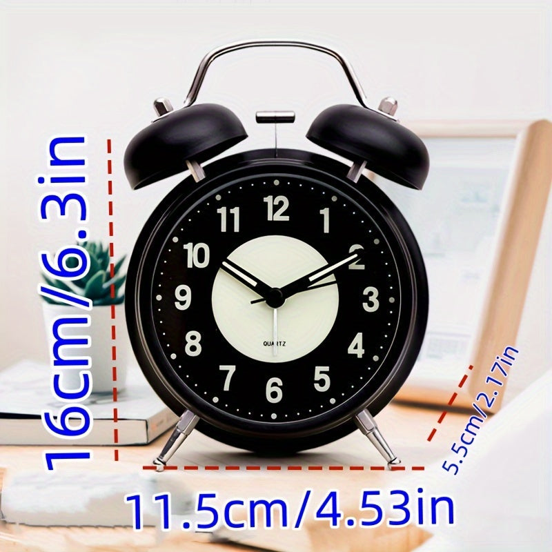 GlowClock - Silent Luminous Metal Alarm Clock
