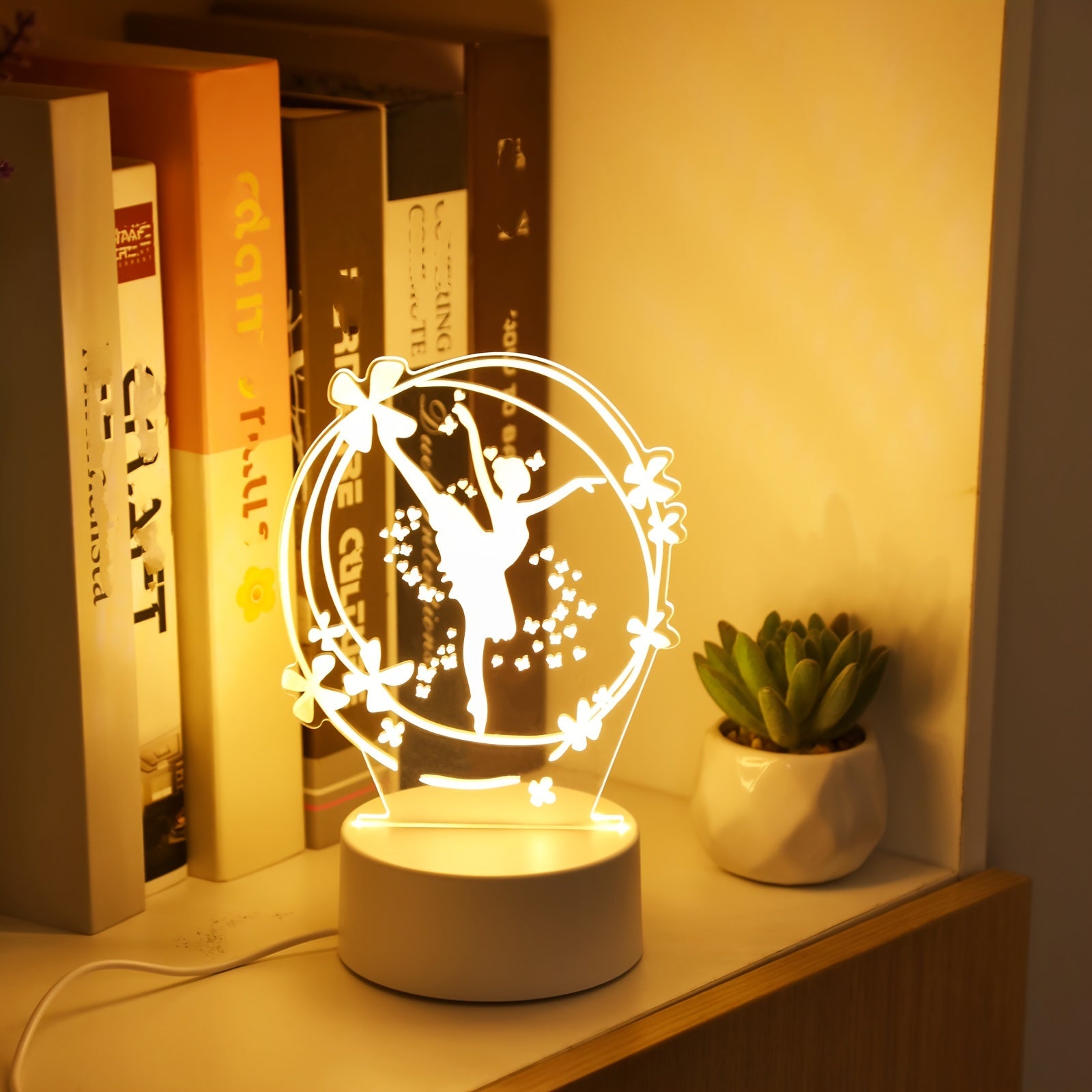 LumiDance - 3D Balletdanser LED Nachtlamp