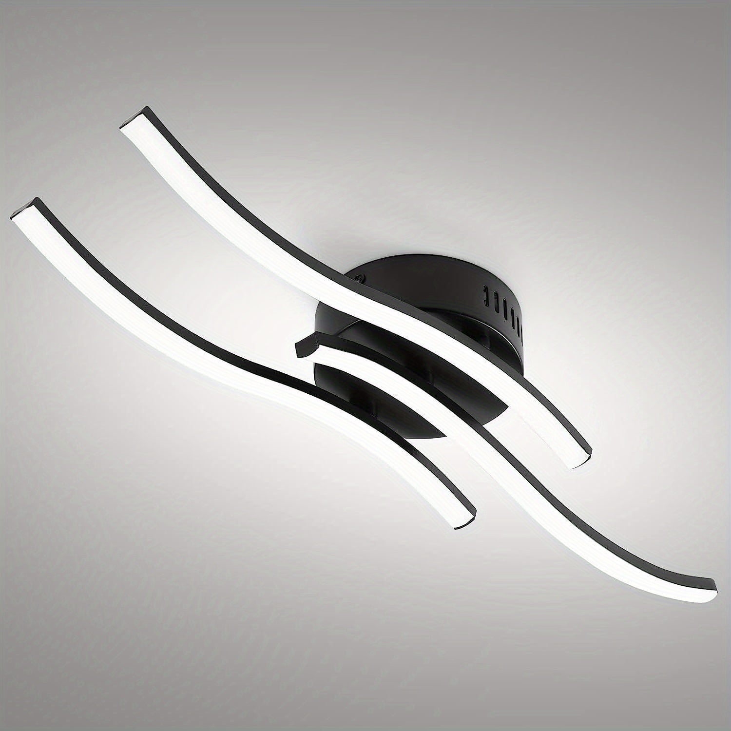 LumaCurve - Dimmable LED Ceiling Lamp with Elegant Curve Design