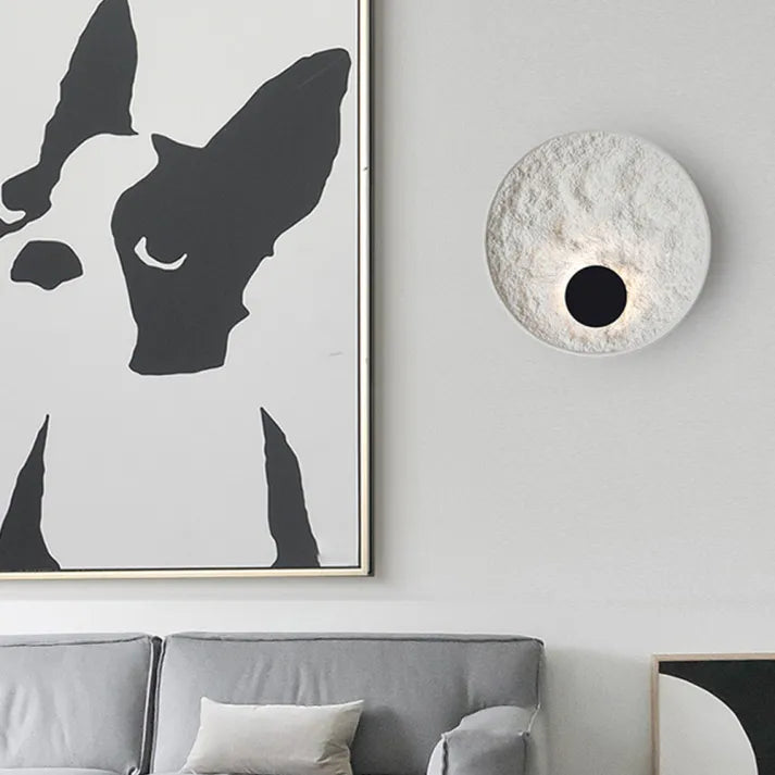 LunaGlow – Round Moon Wall Lamp
