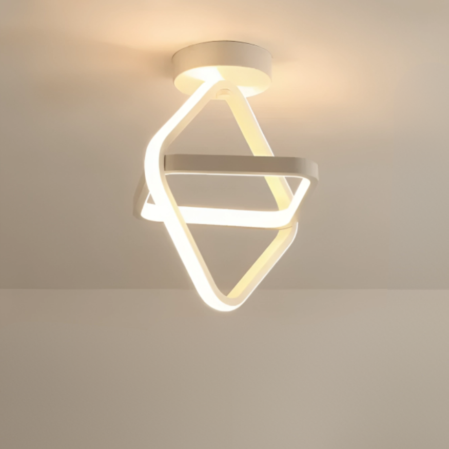 Lampada da soffitto LED moderna - 2 anelli design creativo