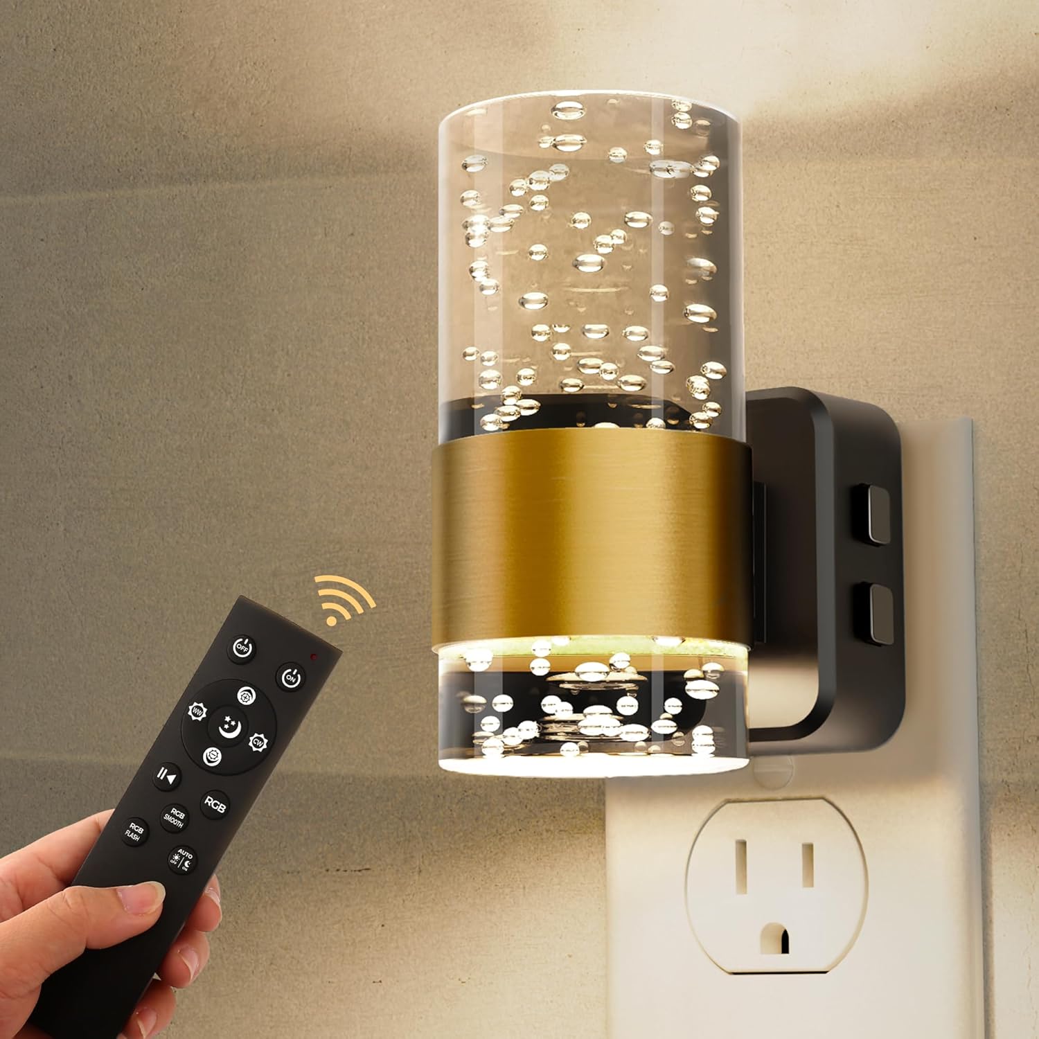 Modern Night Lamp Adjustable Color Temperature Sensor