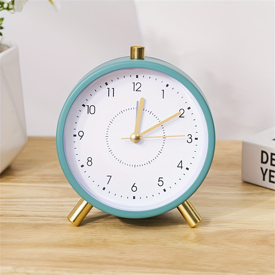 TimeSphere - Stylish Metal Alarm Clock with Night Light