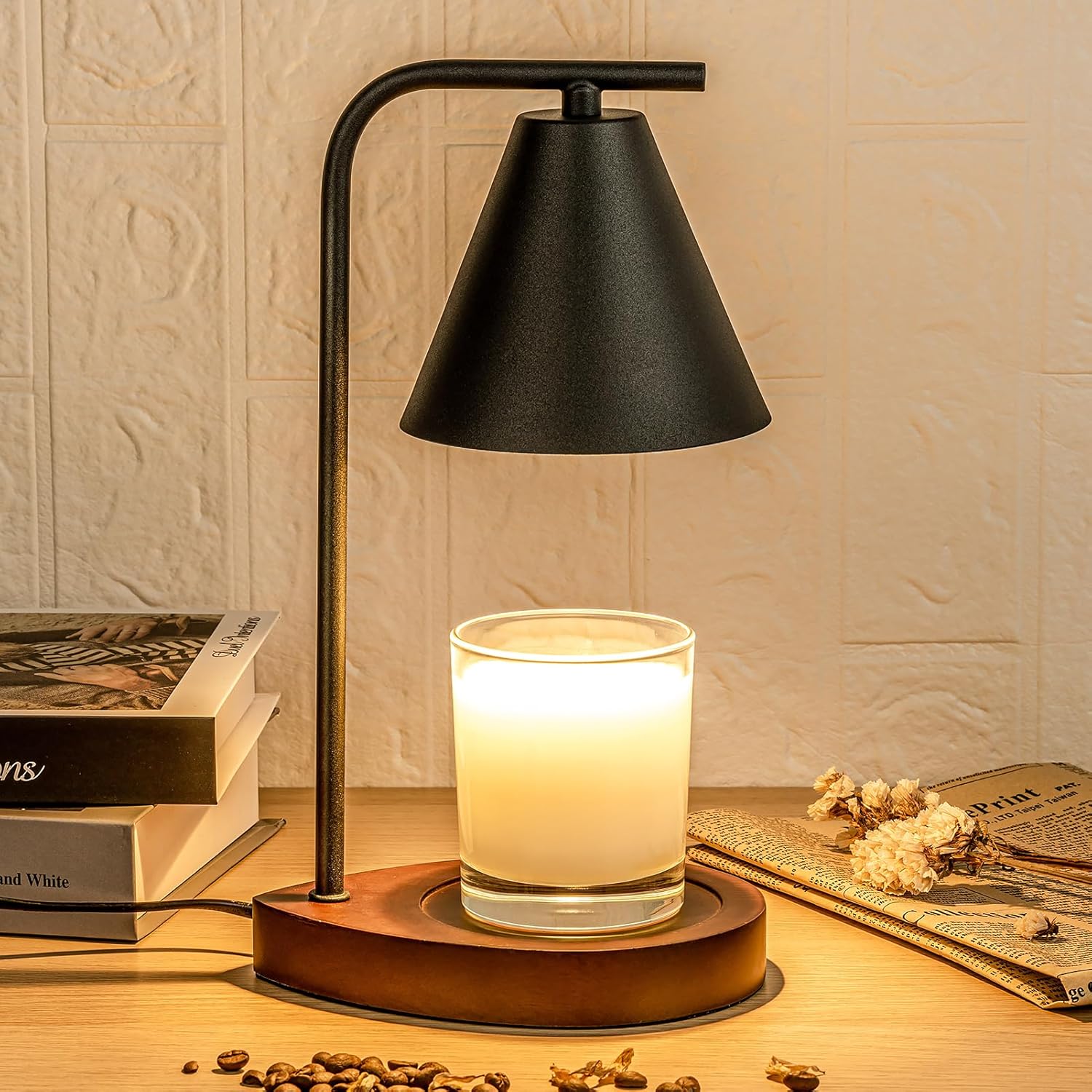 Table Lamp Candle Warmer Electric Dimmer Timer Indoor