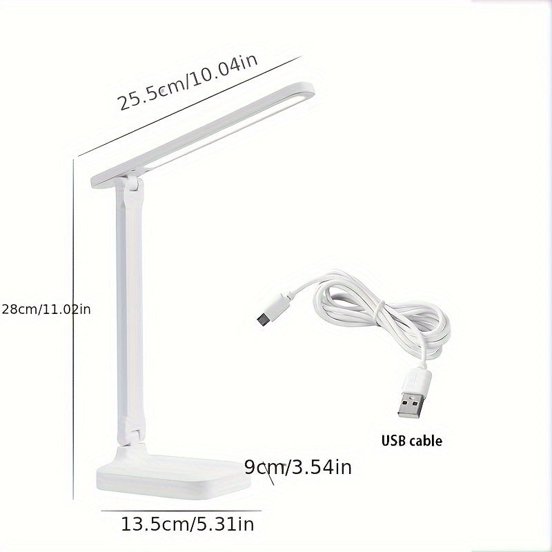 LumiDesk - Lámpara de escritorio LED regulable con control táctil y USB