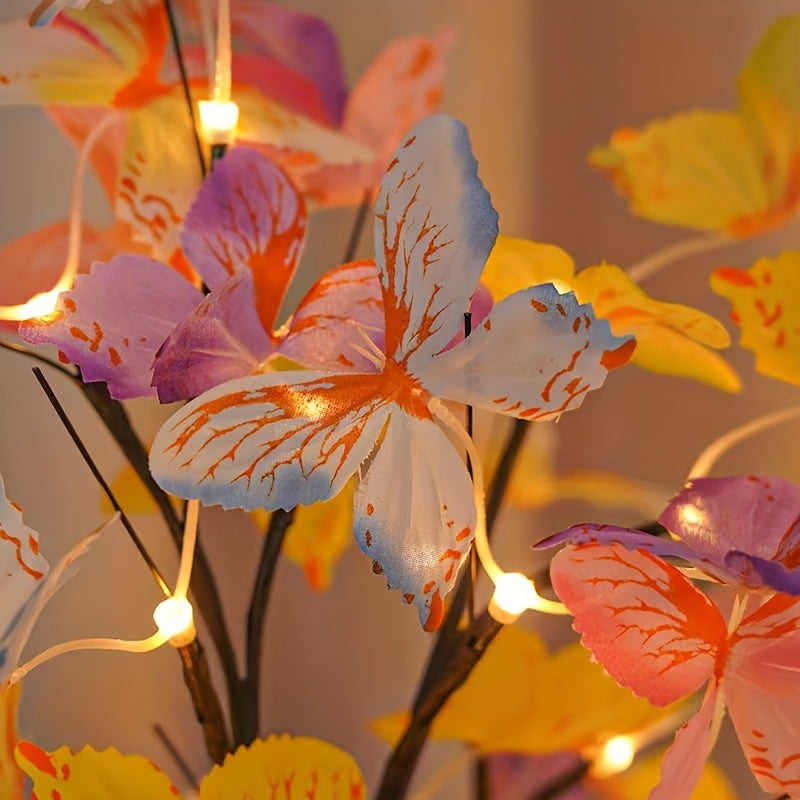 GlowBirch - Elegant LED Birch Butterfly Lamp for Rooms and Festive Atmosphere