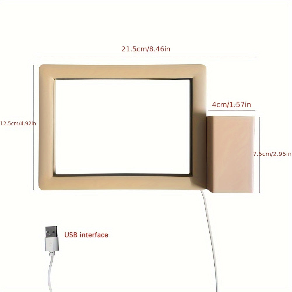 GlowNote - USB LED Night Lamp with Writable Acrylic Board
