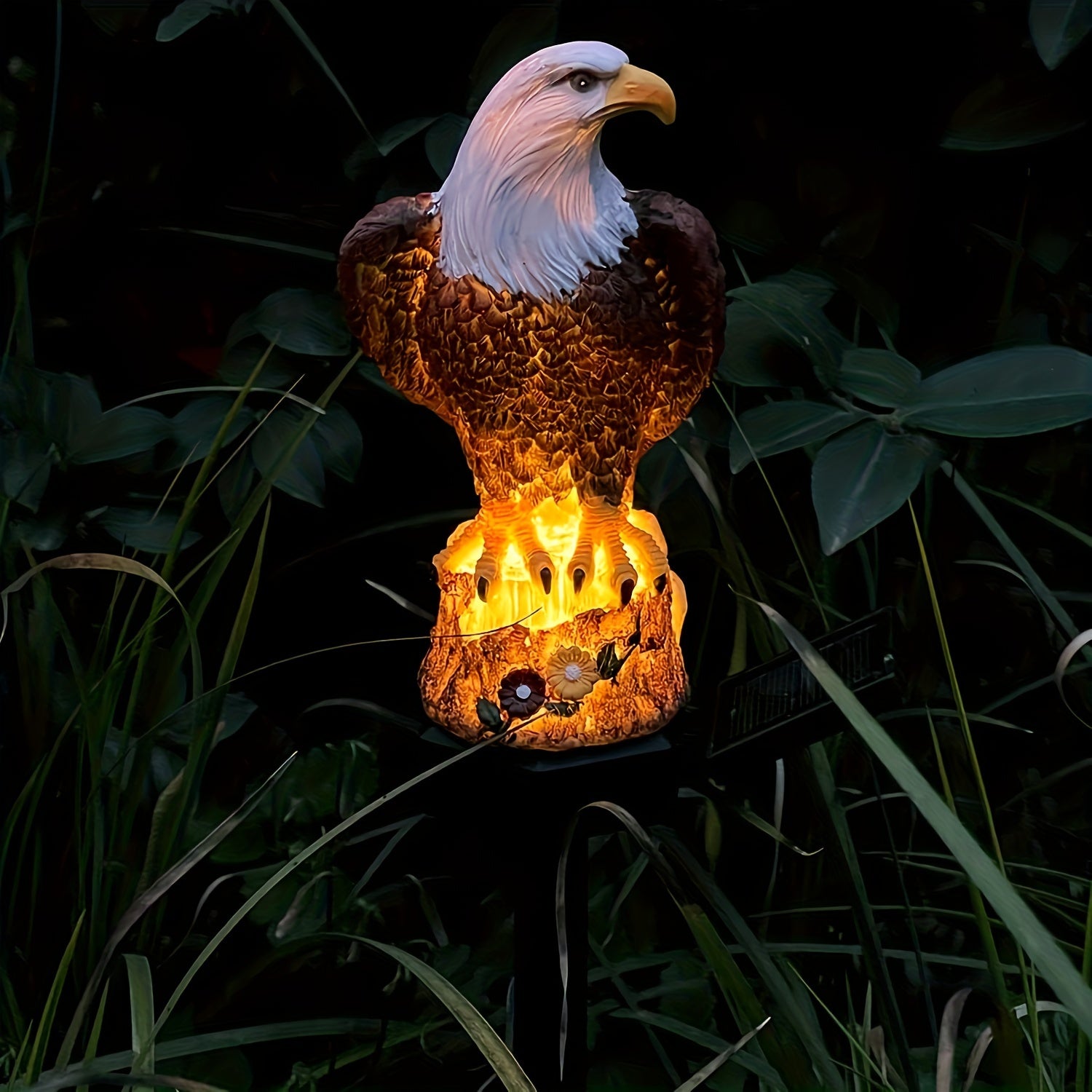 SolarGlow - Decoratieve Adelaar Zonne-Tuinlamp, Heldere LED voor Patio & Gazon