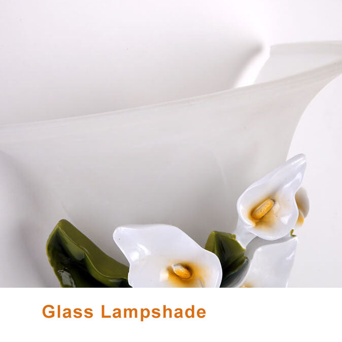 BloomLight - Lampada da parete con 1 braccio e forma di cespuglio di fiori