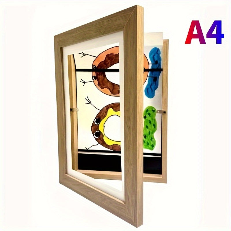 Marco de fotos magnético con frente intercambiable - Perfecto para pósters, fotos, pinturas y decoración de paredes para el hogar y la oficina