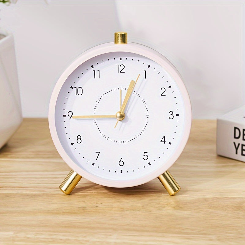 TimeSphere - Stylish Metal Alarm Clock with Night Light