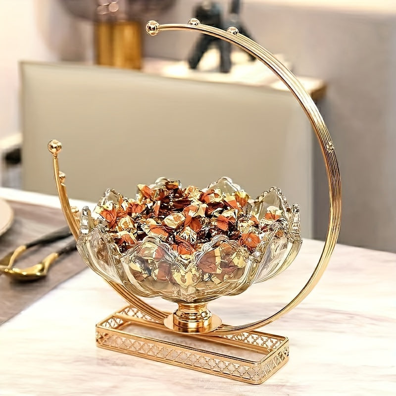 IronServe-Fruitkom - Cesto Redondo de Frutas em Ferro Fundido para Decoração de Mesa