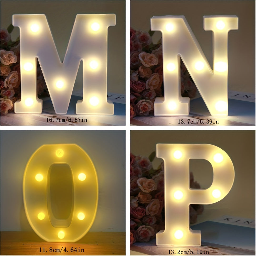 AlphaGlow - LED Decorative Letter Lamp with Battery Power Supply