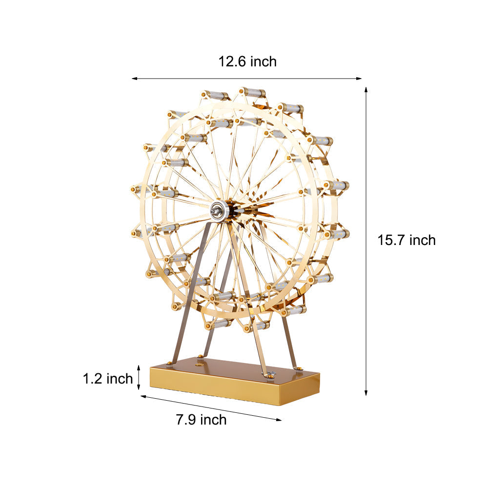 LumiCircus - Lampada da tavolo Gouden Rad con LED e touch