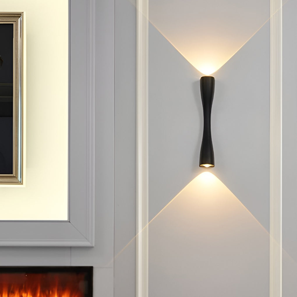 LumiBriljant - Lampade da parete LED orientabili con finitura metallica moderna