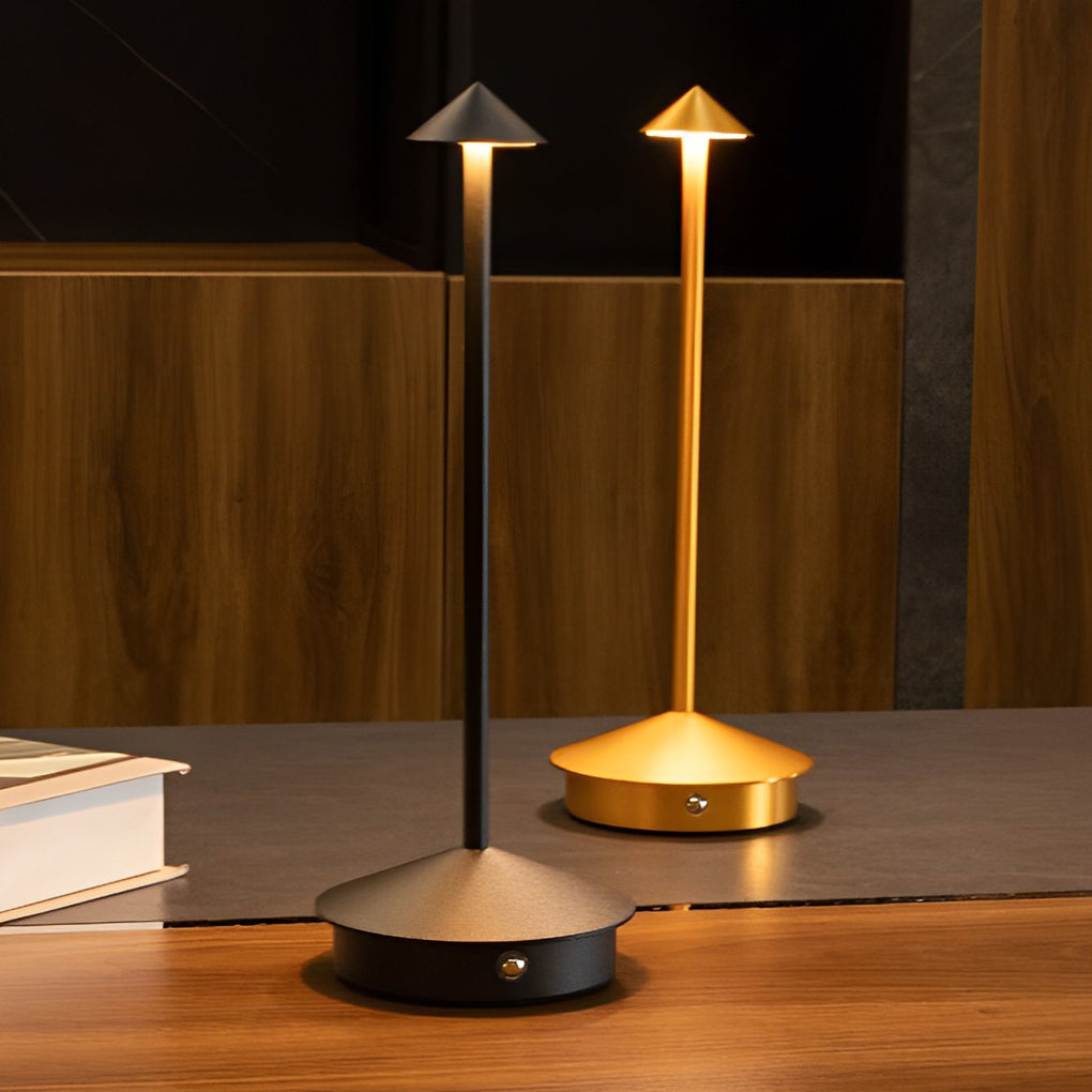 Lampada da tavolo portatile USB Pina LED dimmerabile a tocco senza fili lampada da notte
