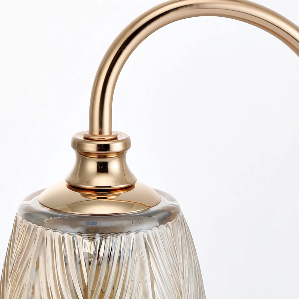 CandleGlow - Scaldacandele Lampada da Tavolo con Paralume in Vetro