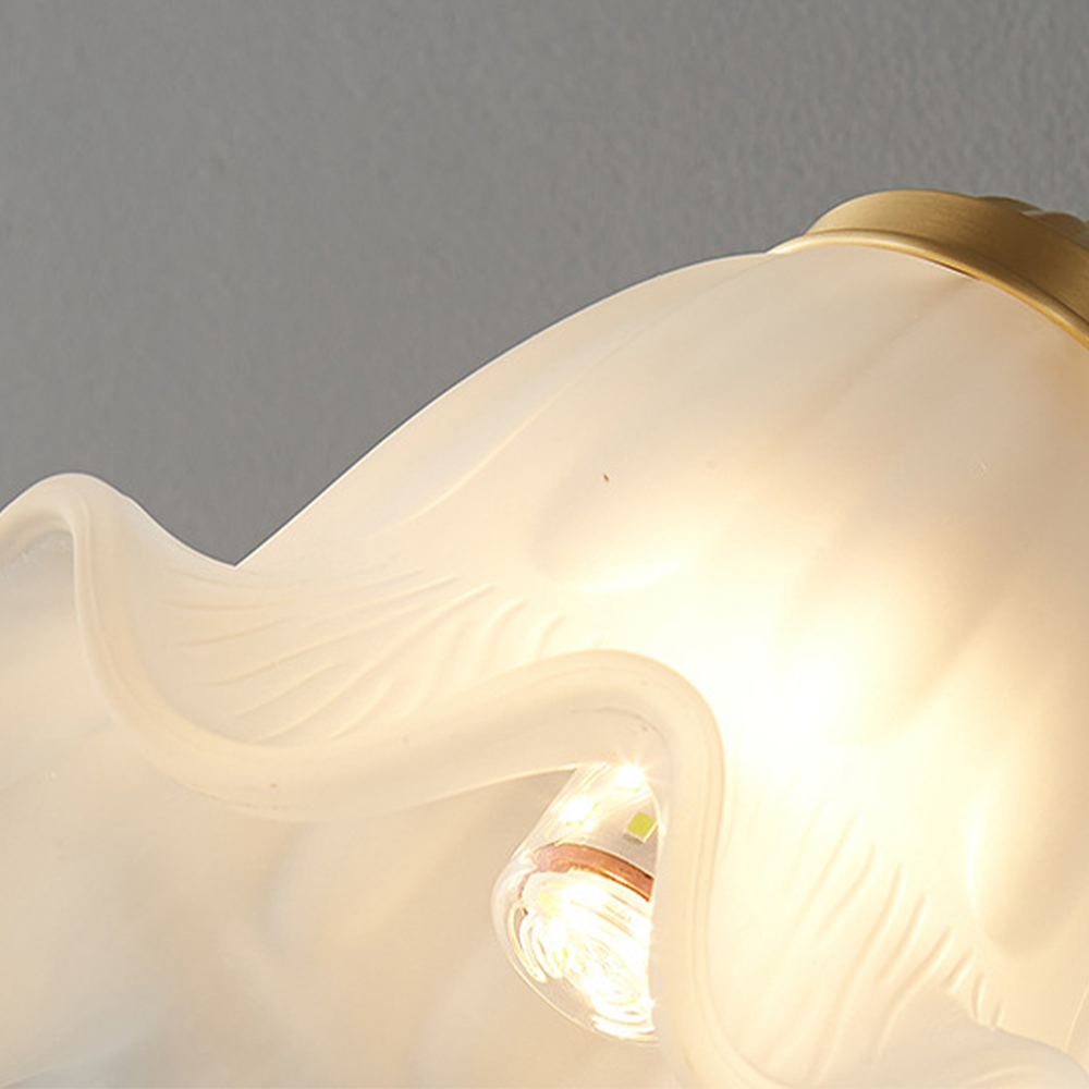 Lampade da parete in vetro retrò per soggiorno francese