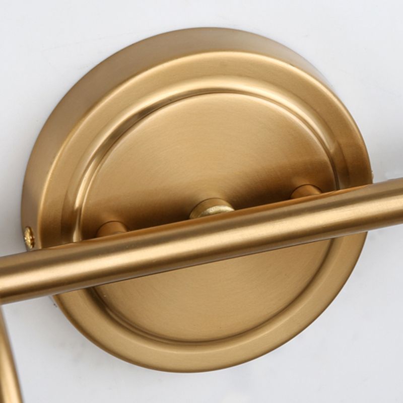 Lampada da Parete LED Ronde Vintage Aurora Oro Bagno/Camera da Letto Metallo 2/3/4 Lampade