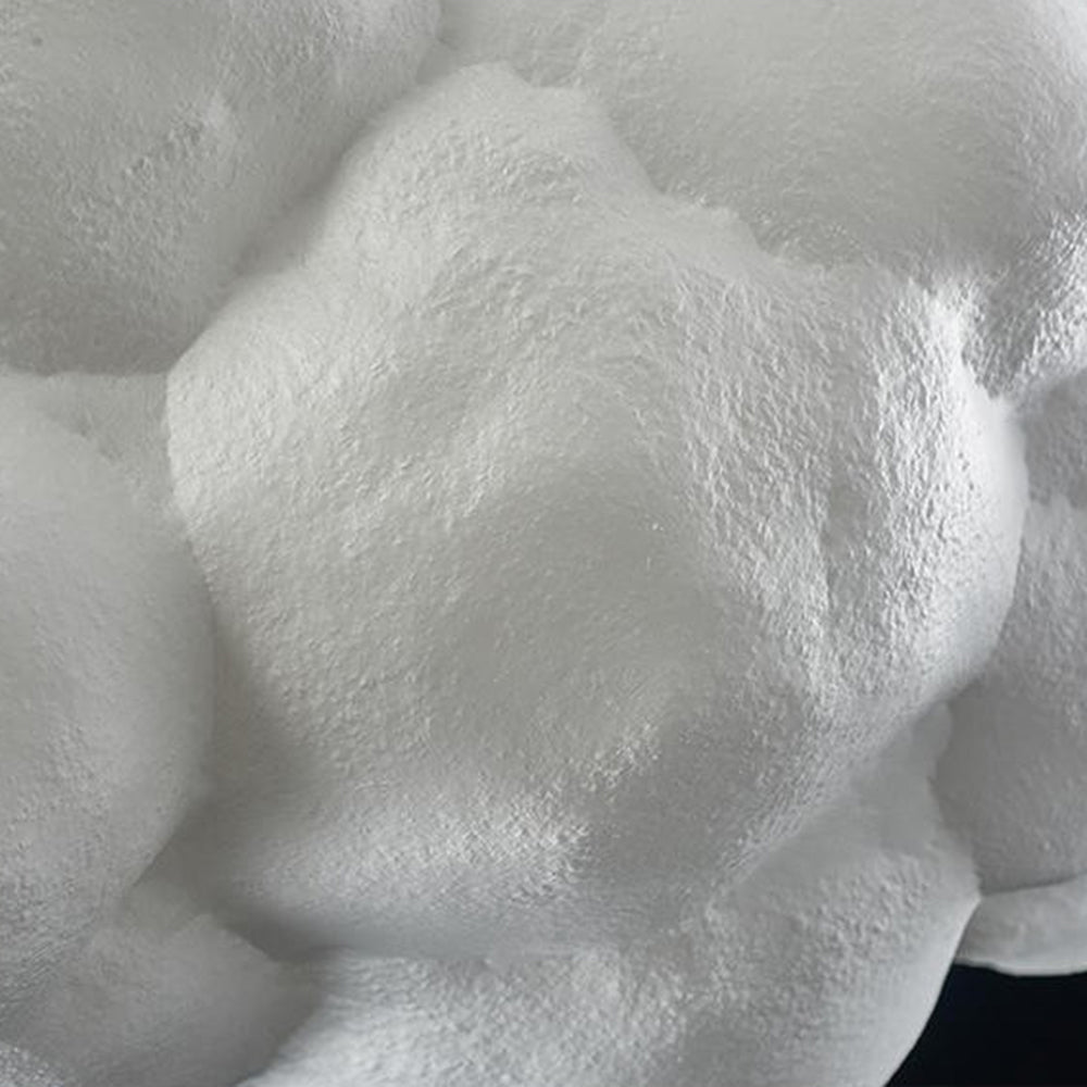 Lampada a sospensione LED Wolk di Aurora Design in PVC/Cotone Bianca