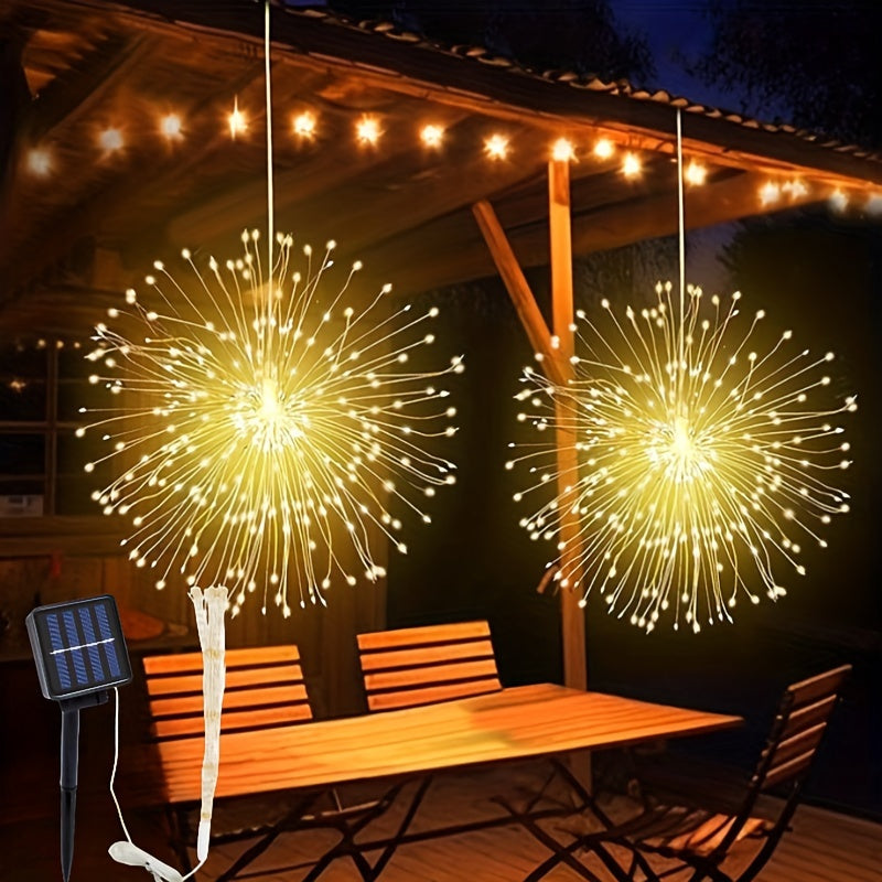 SolarGlow - Zonne-Energie LED Tuinverlichting met 90 Warmwitte LED's
