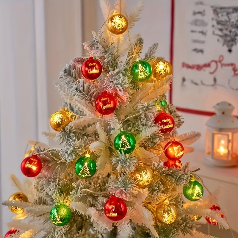 DecoGlow - Art Deco LED Light String Snow Globe