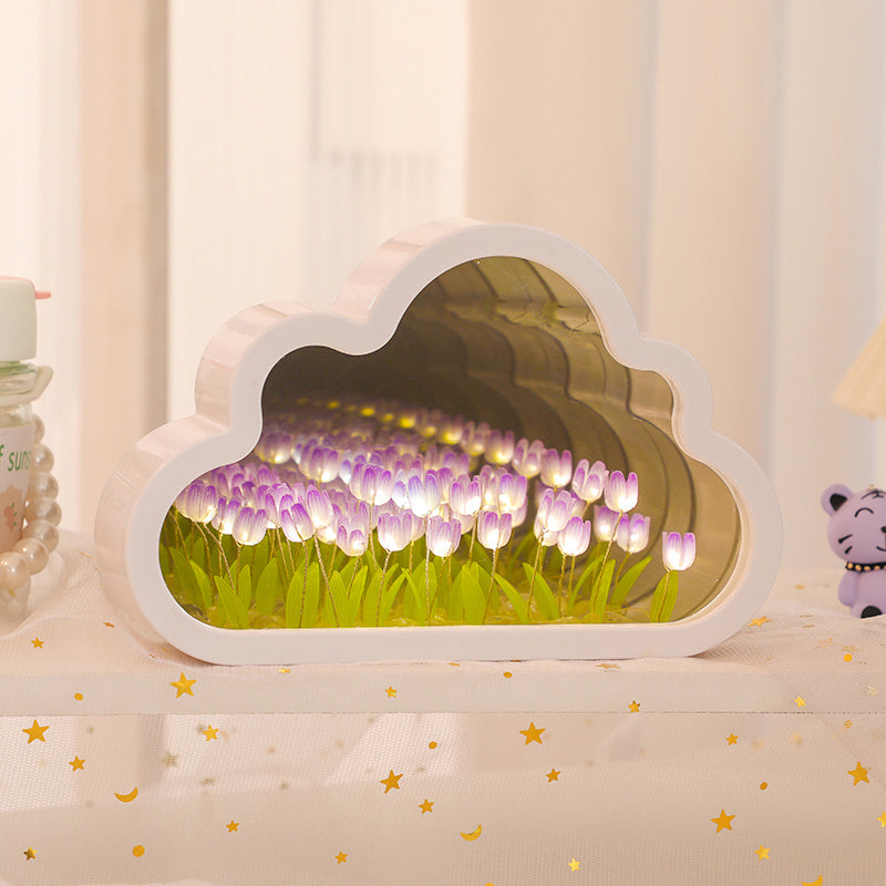Tulip lamp - LED night light with flower design
