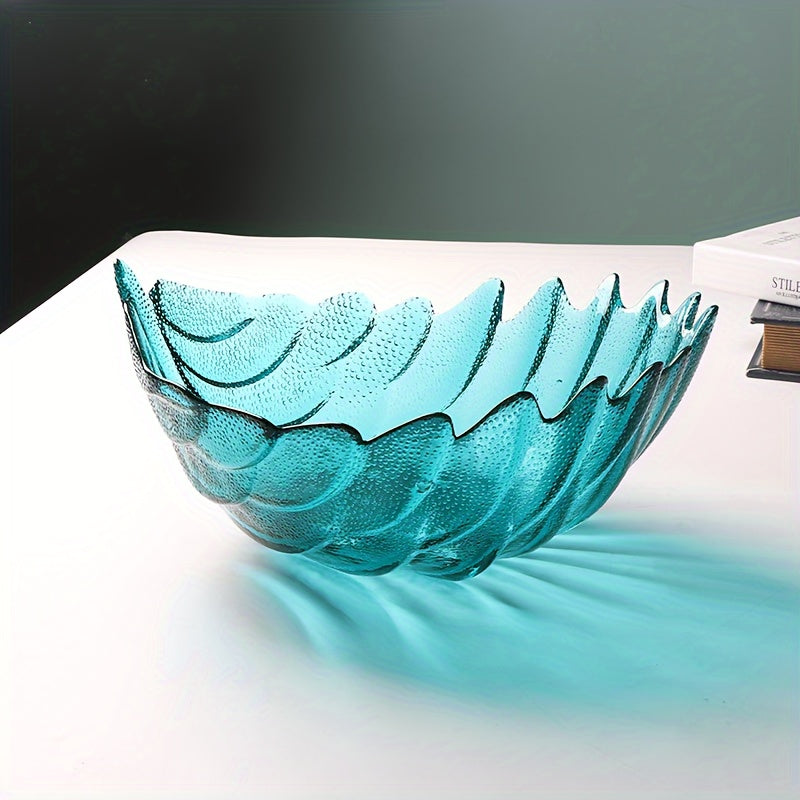 FeatherGlass Slalom - Microwave-Safe Glass Novelty Dish