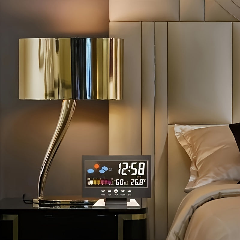 SilentTime - Sveglia Digitale Silenziosa con Visualizzazione di Temperatura e Umidità