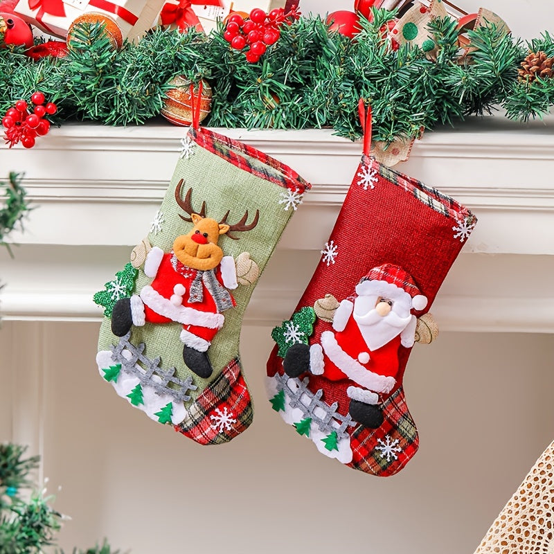 FestiveSocks - Set of 4 Christmas Stockings