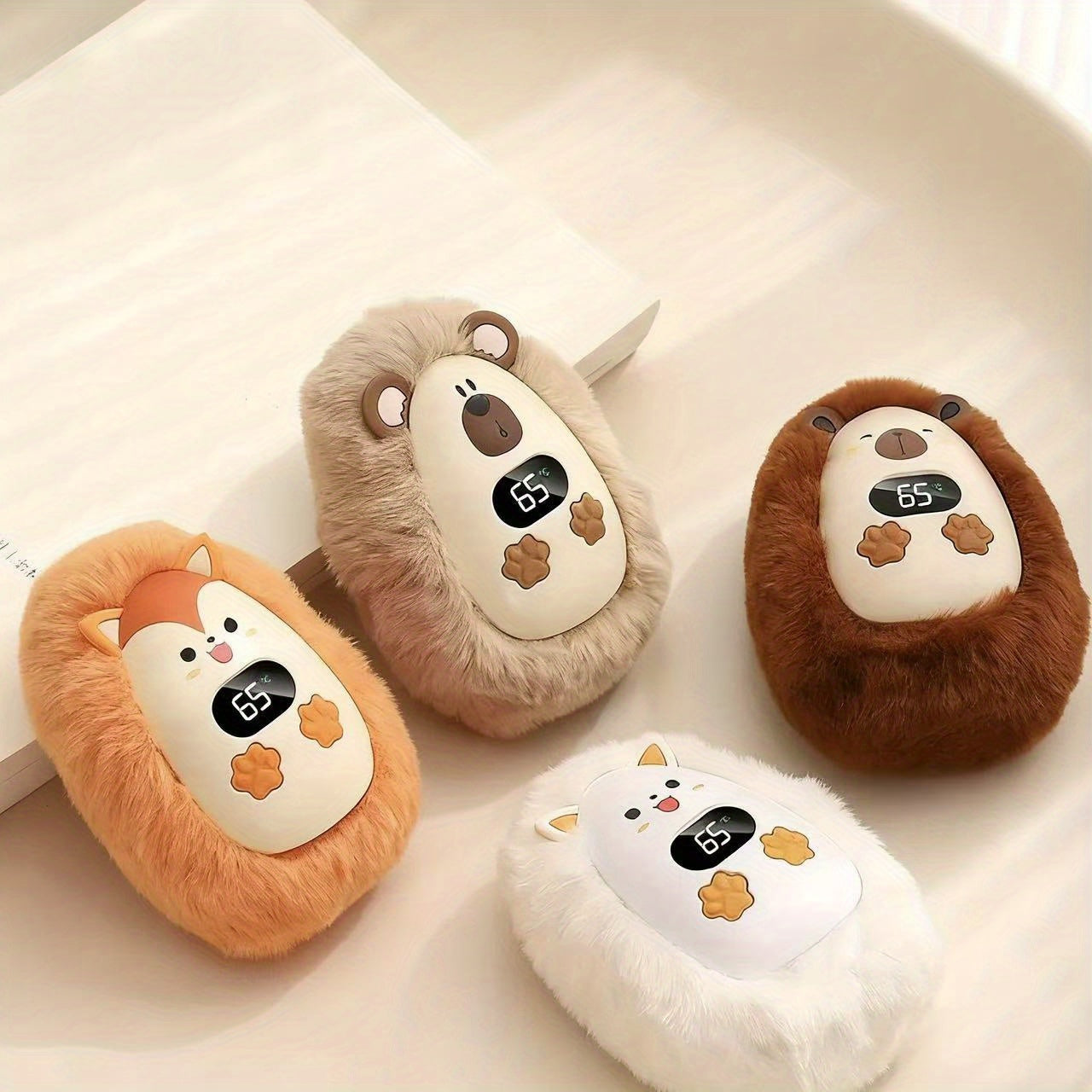 Portable Hand Warmer Animal Shape Rechargeable USB Function