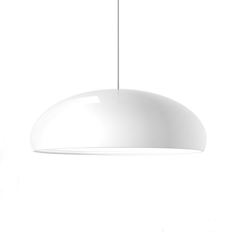 Lámparas colgantes LED Celestia Ronde - Metal blanco para dormitorio y sala de estar