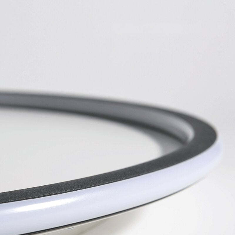 LunaNova - Lampada da soffitto LED rotonda moderna in metallo/acrilico