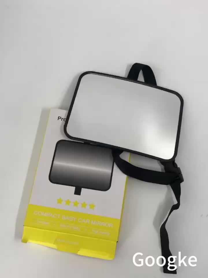 Espelho Retrovisor de Automóvel Testado e Certificado à Prova de Quebras para Bebés Virados para Trás - Visão Ampla