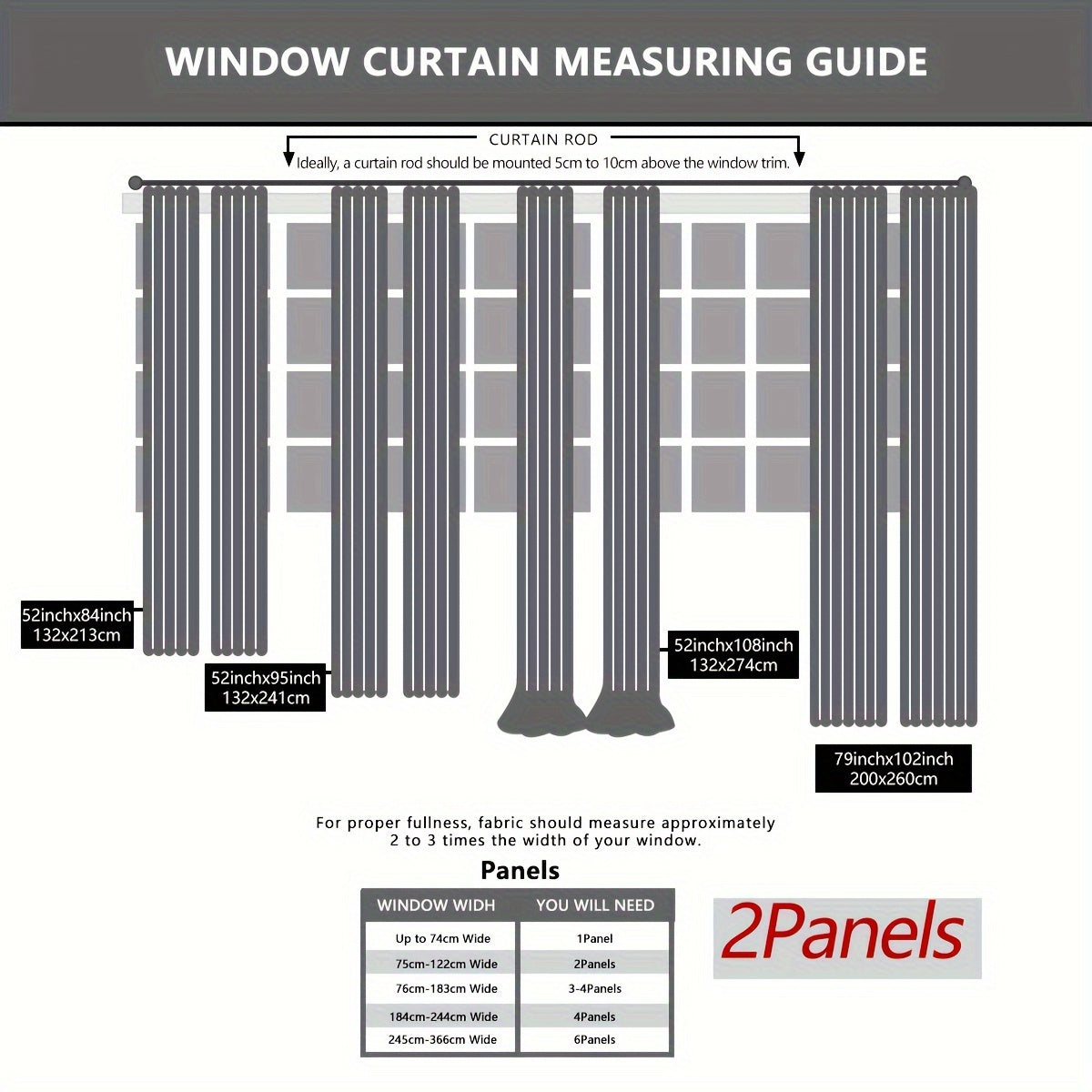2 Piezas Cortinas Bordadas de Hada Elfo - Paneles de Cortina Translúcidos con Tela Integrada y Anillas