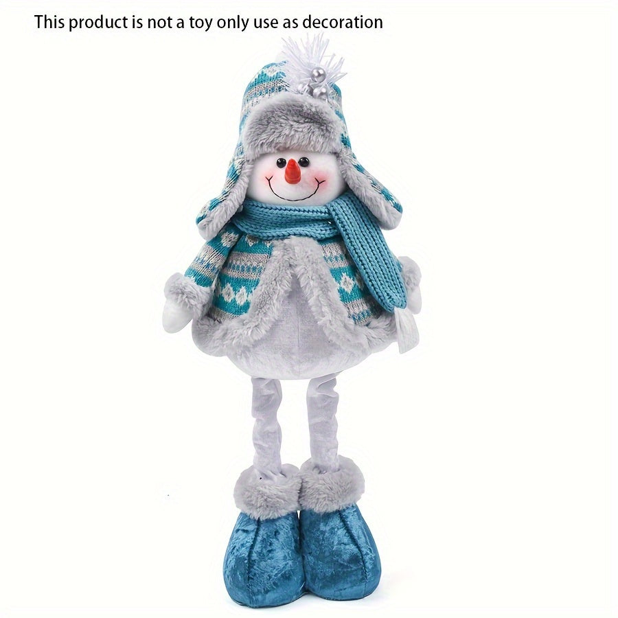 FestiveStyle - Large Christmas Decoration Set (Santa Claus, Reindeer, Snowman & Gnome)