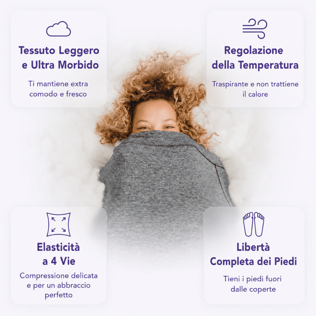Manta Envolvente de Compresión para Relajación Corporal Adultos