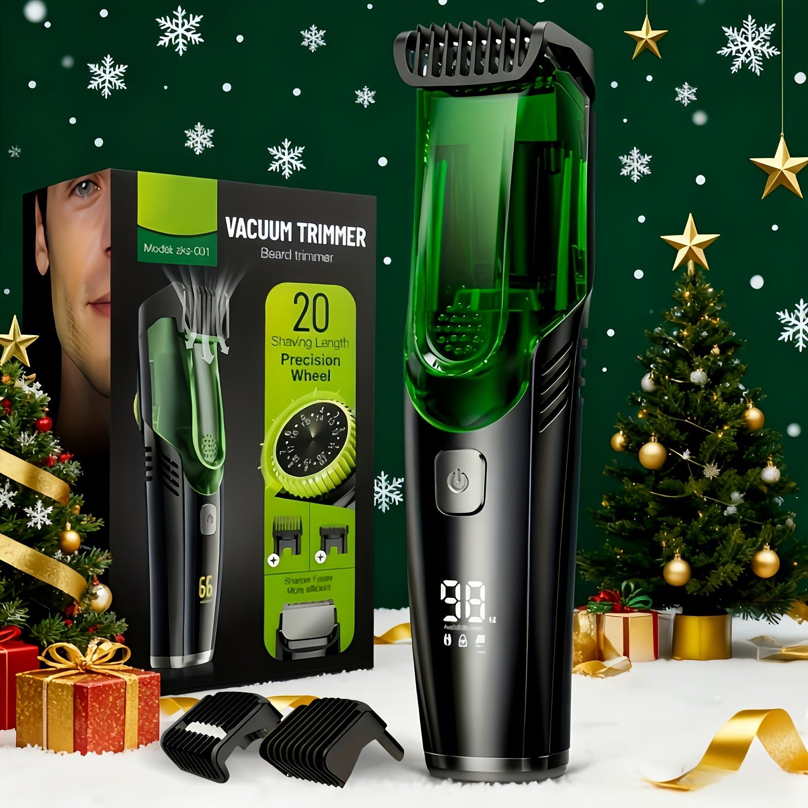 Beard Trimmer Wireless Precision USB Rechargeable