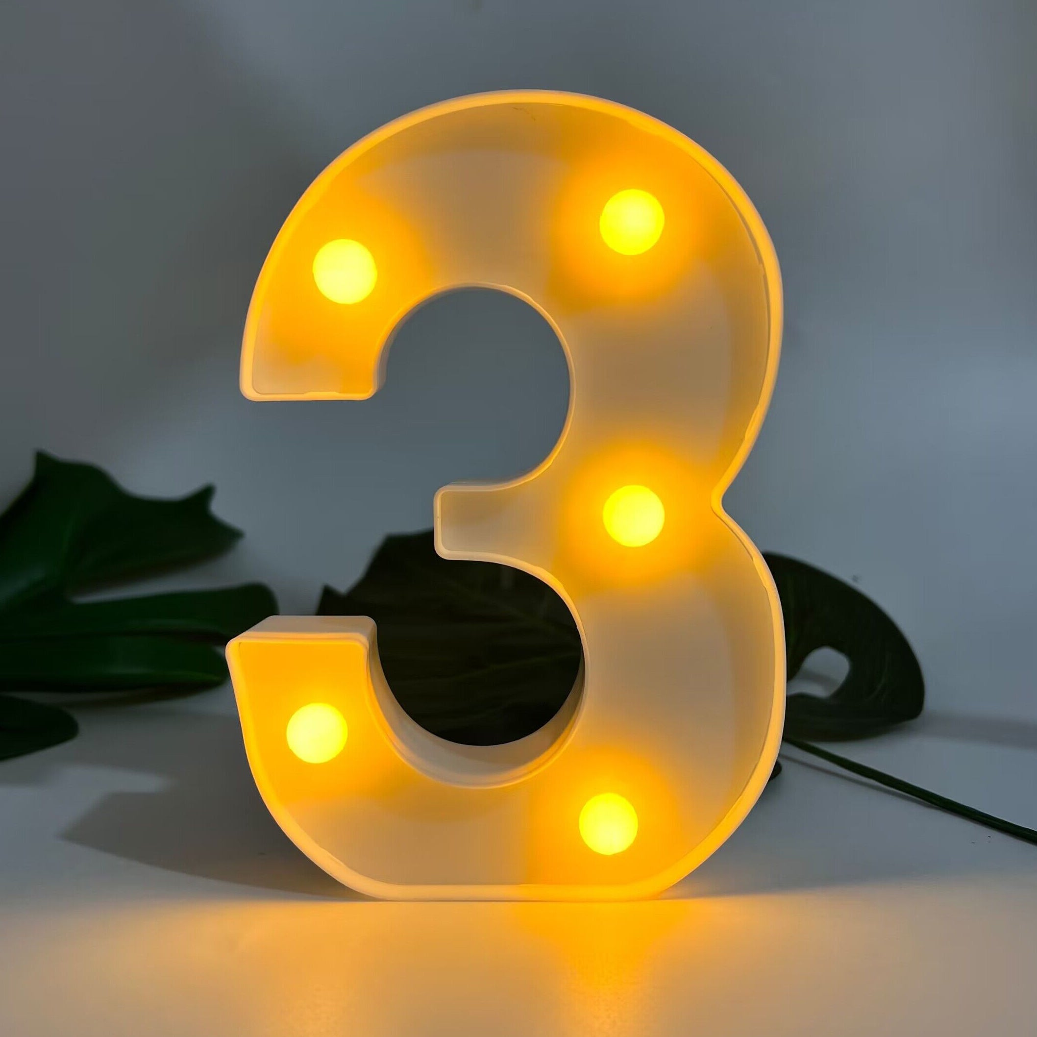 AlphaGlow - LED Decorative Letter Lamp with Battery Power Supply