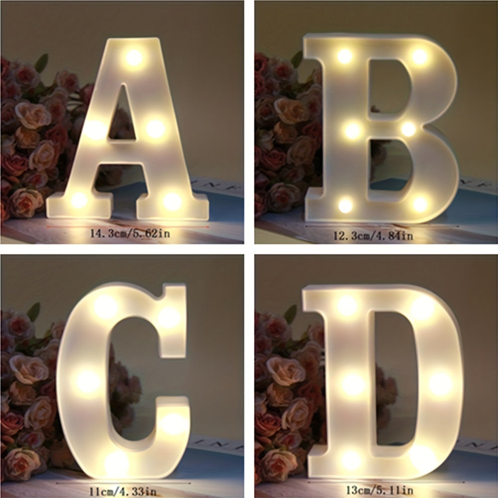 AlphaGlow - LED Decorative Letter Lamp with Battery Power Supply