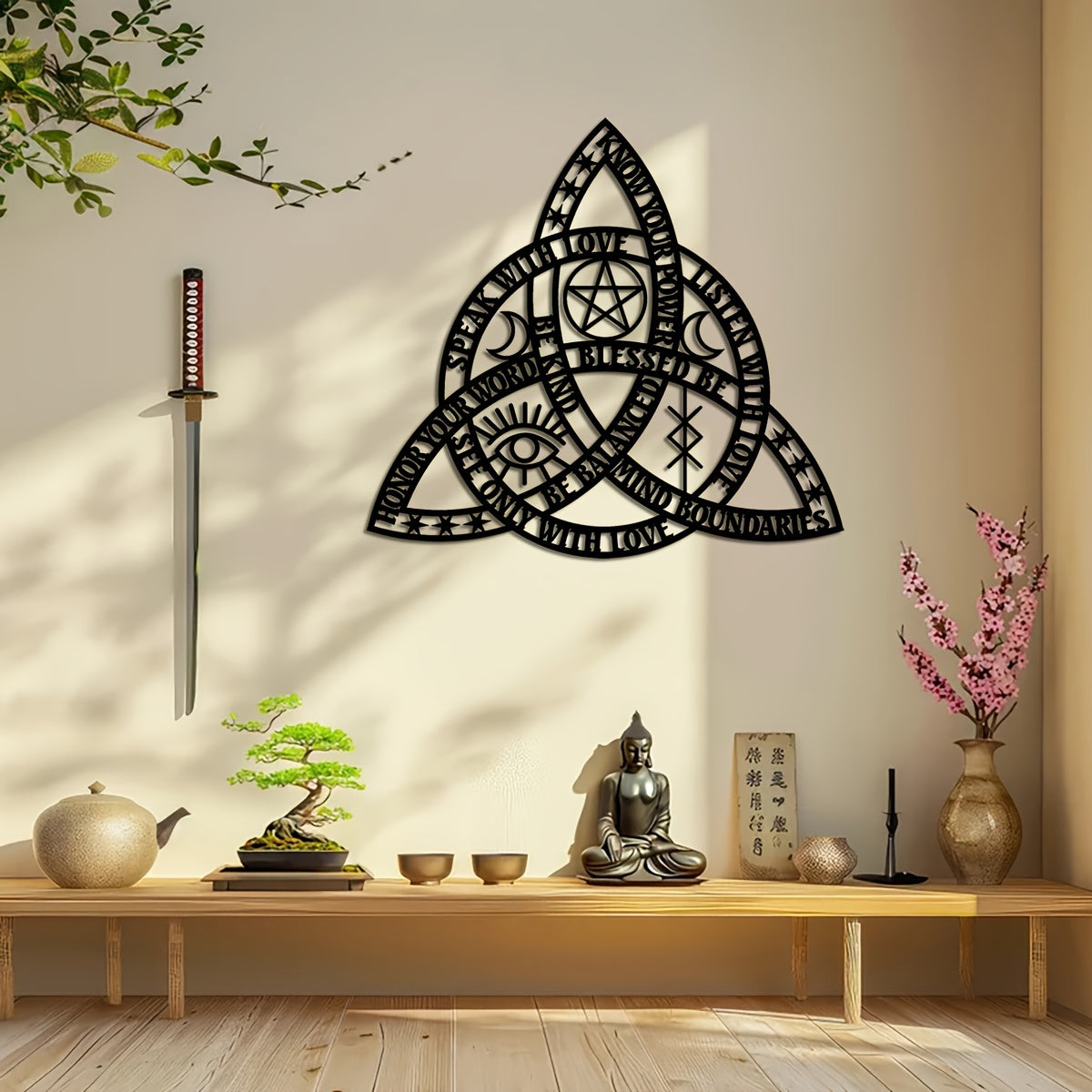 CelticKnot - Good Witch Celtic Knot Metal Wall Art
