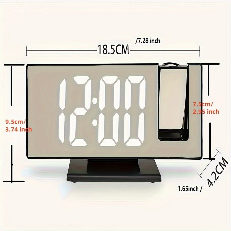 ProTime - Multifunctional Projection Alarm Clock with Mirror Effect