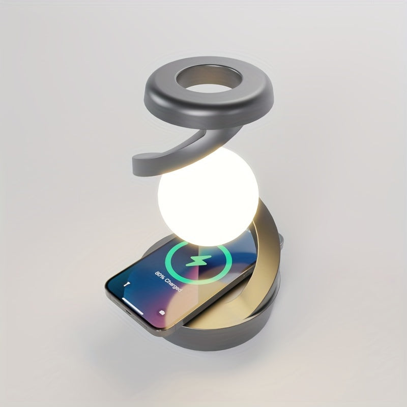 GestureGlow - RGB LED Desk Lamp with Wireless Charging