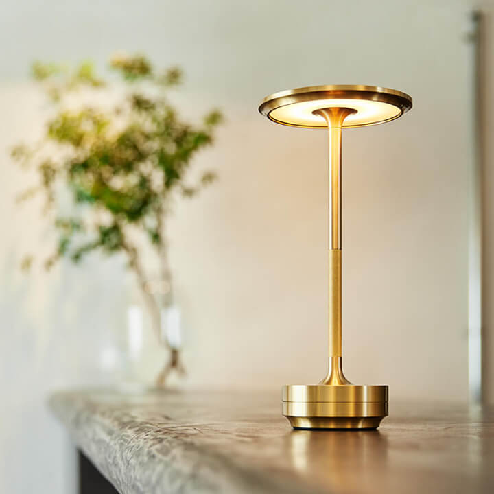 Lampada da Tavolo Wireless Ambient Metallic
