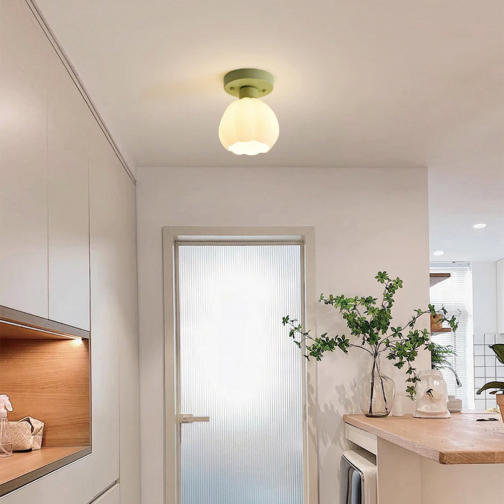 Lampada da soffitto romantica a zucca per la Gan