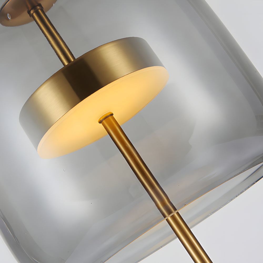 LumiLux - Lámpara de Mesa de Cristal Mística para una Atmósfera Cálida