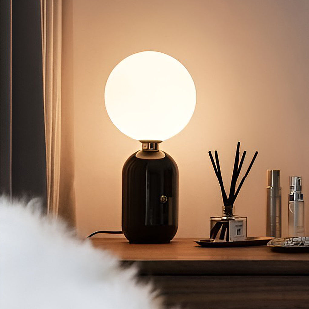 1-Licht Lampada da Tavolo Aballs Soffiata a Mano Elettroplaccata Nordic