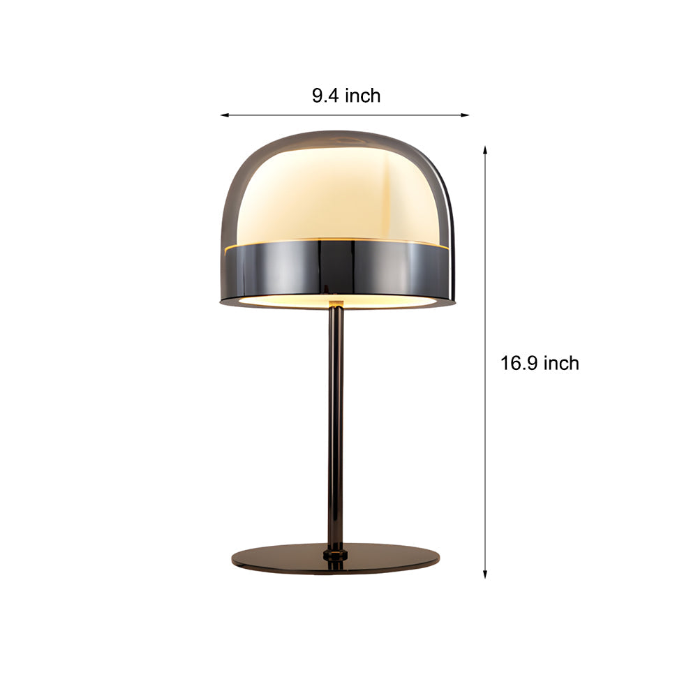 Aurora - Lámpara de mesa de vidrio con iluminación en capas