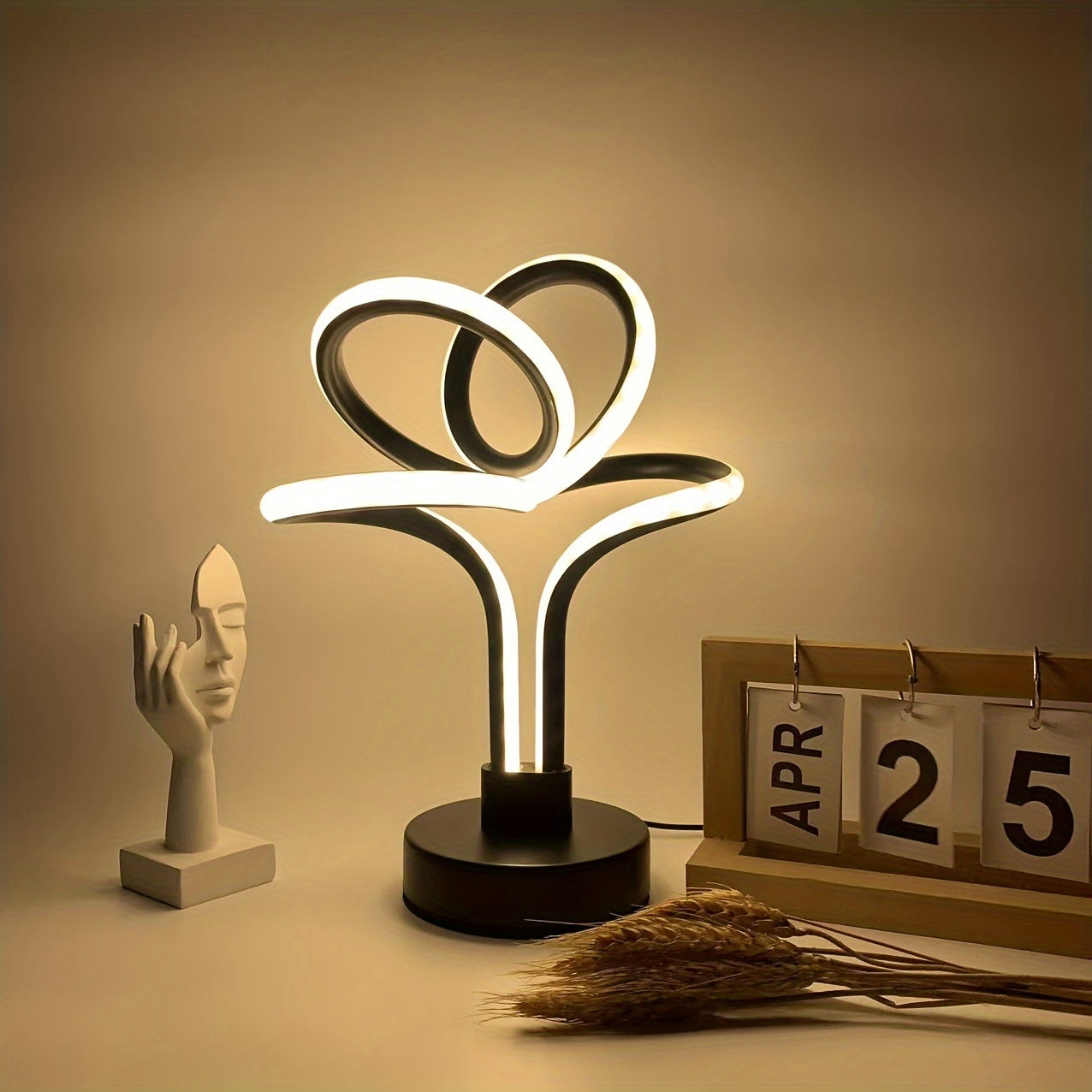 LumiNordic - Modern Nordic Inspired USB LED Table Lamp